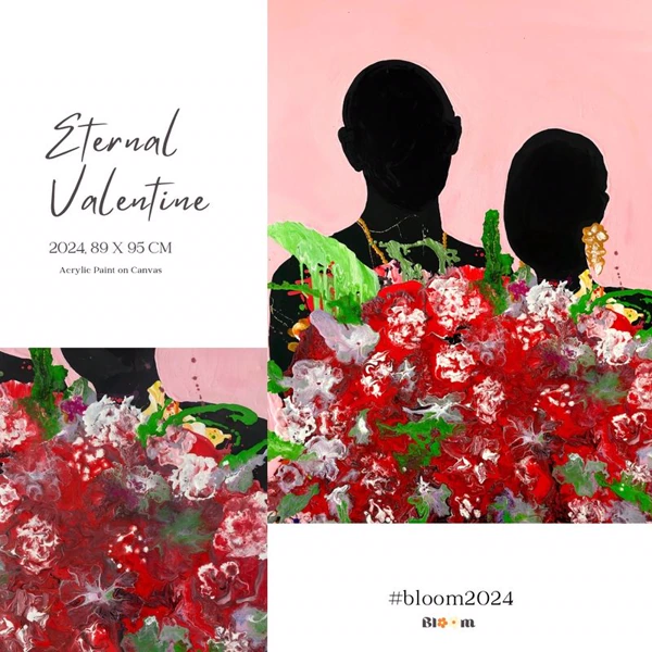 Eternal Valentine, 80 by 95 cm
